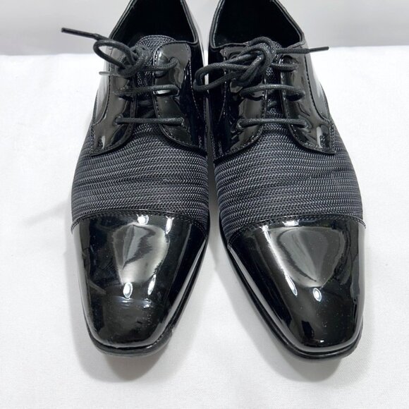 Stacy Adams Pharoah Cap Toe Oxford Men's Shoes Black US 8.5M Wedding - Picture 2 of 13